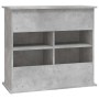 Soporte para acuario de hormigón gris 81x36x73 cm de madera sintética en Soportes para acuarios | Comprar online en Foru.es