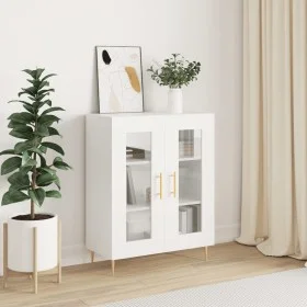 Aparador de madera de ingeniería blanco 69,5x34x90 cm de vidaXL, Aparadores - Ref: Foro24-827772, Precio: 83,68 €, Descuento: %