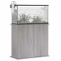 Soporte para acuario madera ingeniería gris Sonoma 81x36x73 cm en Soportes para acuarios | Comprar online en Foru.es