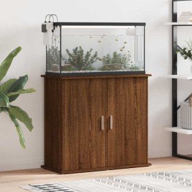 Soporte para acuario madera ingeniería marrón roble 81x36x73 cm en Soportes para acuarios | Comprar online en Foru.es