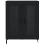 Aparador de madera de ingeniería negro 69,5x34x90 cm de vidaXL, Aparadores - Ref: Foro24-827805, Precio: 88,17 €, Descuento: %