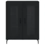 Engineered wood black sideboard 69.5x34x90 cm by vidaXL, Sideboards - Ref: Foro24-827805, Price: 87,12 €, Discount: %