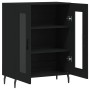 Aparador de madera de ingeniería negro 69,5x34x90 cm de vidaXL, Aparadores - Ref: Foro24-827805, Precio: 88,17 €, Descuento: %
