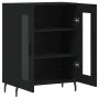 Engineered wood black sideboard 69.5x34x90 cm by vidaXL, Sideboards - Ref: Foro24-827805, Price: 87,12 €, Discount: %
