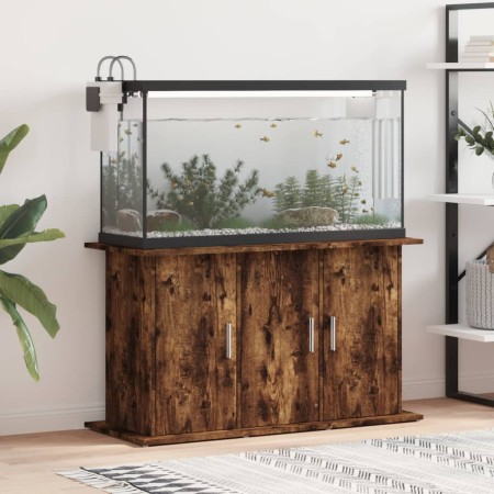 Soporte de acuario madera ingeniería roble ahumado 101x41x58 cm en Soportes para acuarios | Comprar online en Foru.es
