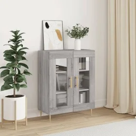 Aparador de madera de ingeniería gris Sonoma 69,5x34x90 cm de vidaXL, Aparadores - Ref: Foro24-827778, Precio: 83,60 €, Descu...