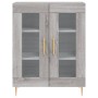Aparador de madera de ingeniería gris Sonoma 69,5x34x90 cm de vidaXL, Aparadores - Ref: Foro24-827778, Precio: 84,63 €, Descu...
