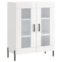 Aparador de madera contrachapada blanco brillante 69,5x34x90 cm de vidaXL, Aparadores - Ref: Foro24-827798, Precio: 97,93 €, ...