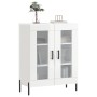 Aparador de madera contrachapada blanco brillante 69,5x34x90 cm de vidaXL, Aparadores - Ref: Foro24-827798, Precio: 97,93 €, ...