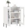 Aparador de madera contrachapada blanco brillante 69,5x34x90 cm de vidaXL, Aparadores - Ref: Foro24-827798, Precio: 97,93 €, ...