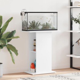 Soporte para acuario madera de ingeniería blanco 60,5x36x72,5cm en Soportes para acuarios | Comprar online en Foru.es