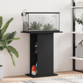 Soporte para acuario madera de ingeniería negro 60,5x36x72,5 cm en Soportes para acuarios | Comprar online en Foru.es