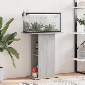 Soporte de acuario madera ingeniería gris Sonoma 60,5x36x72,5cm en Soportes para acuarios | Comprar online en Foru.es