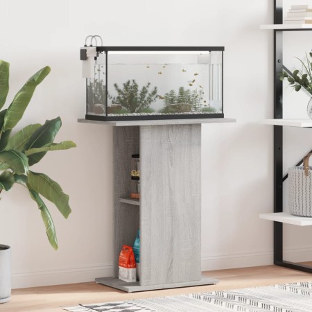 Soporte de acuario madera ingeniería gris Sonoma 60,5x36x72,5cm en Soportes para acuarios | Comprar online en Foru.es