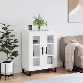 Aparador de madera de ingeniería blanco 69,5x34x90 cm de vidaXL, Aparadores - Ref: Foro24-827812, Precio: 90,18 €, Descuento: %