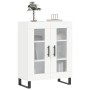 Aparador de madera de ingeniería blanco 69,5x34x90 cm de vidaXL, Aparadores - Ref: Foro24-827812, Precio: 94,67 €, Descuento: %