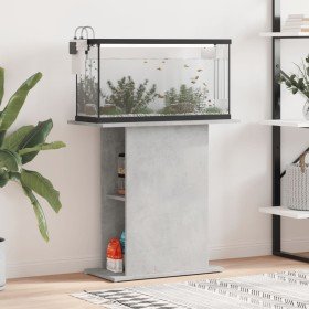 Soporte de acuario madera ingeniería gris hormigón 75x36x72,5cm en Soportes para acuarios | Comprar online en Foru.es