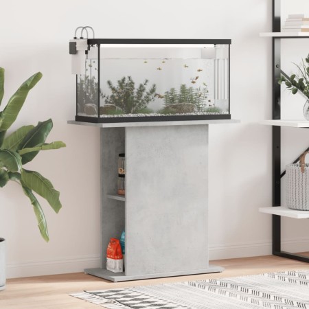 Soporte de acuario madera ingeniería gris hormigón 75x36x72,5cm en Soportes para acuarios | Comprar online en Foru.es