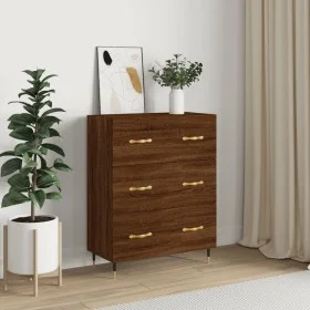 Aparador de madera de ingeniería marrón roble 69,5x34x90 cm de vidaXL, Aparadores - Ref: Foro24-827835, Precio: 94,17 €, Desc...