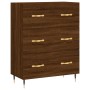 Aparador de madera de ingeniería marrón roble 69,5x34x90 cm de vidaXL, Aparadores - Ref: Foro24-827835, Precio: 99,32 €, Desc...