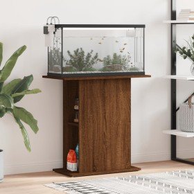 Soporte de acuario madera ingeniería marrón roble 75x36x72,5 cm en Soportes para acuarios | Comprar online en Foru.es