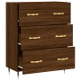Aparador de madera de ingeniería marrón roble 69,5x34x90 cm de vidaXL, Aparadores - Ref: Foro24-827835, Precio: 99,32 €, Desc...