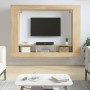 Mueble de TV madera de ingeniería roble Sonoma 152x22x113 cm en Muebles TV | Comprar online en Foru.es