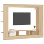 Mueble de TV madera de ingeniería roble Sonoma 152x22x113 cm en Muebles TV | Comprar online en Foru.es