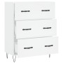 Aparador de madera de ingeniería blanco 69,5x34x90 cm de vidaXL, Aparadores - Ref: Foro24-827844, Precio: 94,95 €, Descuento: %