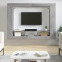 Mueble de TV madera de ingeniería gris Sonoma 152x22x113 cm en Muebles TV | Comprar online en Foru.es