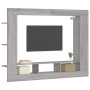 Mueble de TV madera de ingeniería gris Sonoma 152x22x113 cm en Muebles TV | Comprar online en Foru.es