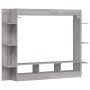 Mueble de TV madera de ingeniería gris Sonoma 152x22x113 cm en Muebles TV | Comprar online en Foru.es