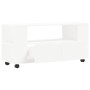 Mueble para TV madera de ingeniería blanco 102x34,5x43 cm en Muebles TV | Comprar online en Foru.es