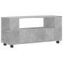 Mueble de TV madera de ingeniería gris hormigón 102x34,5x43 cm en Muebles TV | Comprar online en Foru.es