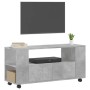 Mueble de TV madera de ingeniería gris hormigón 102x34,5x43 cm en Muebles TV | Comprar online en Foru.es