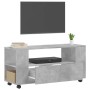 Mueble de TV madera de ingeniería gris hormigón 102x34,5x43 cm en Muebles TV | Comprar online en Foru.es