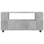 Mueble de TV madera de ingeniería gris hormigón 102x34,5x43 cm en Muebles TV | Comprar online en Foru.es