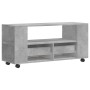 Mueble de TV madera de ingeniería gris hormigón 102x34,5x43 cm en Muebles TV | Comprar online en Foru.es