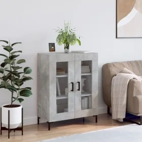 Betongraues Sideboard aus Holzwerkstoff, 69,5 x 34 x 90 cm von vidaXL, Sideboards - Ref: Foro24-827792, Preis: 83,70 €, Rabat...