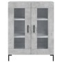 Aparador de madera de ingeniería gris hormigón 69,5x34x90 cm de vidaXL, Aparadores - Ref: Foro24-827792, Precio: 84,70 €, Des...