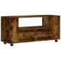 Mueble para TV madera de ingeniería roble ahumado 102x34,5x43cm en Muebles TV | Comprar online en Foru.es