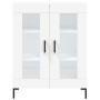 Aparador de madera de ingeniería blanco 69,5x34x90 cm de vidaXL, Aparadores - Ref: Foro24-827788, Precio: 87,85 €, Descuento: %