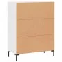 Aparador de madera de ingeniería blanco 69,5x34x90 cm de vidaXL, Aparadores - Ref: Foro24-827788, Precio: 86,79 €, Descuento: %