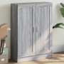 Armario de madera de ingeniería gris sonoma 82,5x30,5x115 cm en Librerías y estanterías | Comprar online en Foru.es