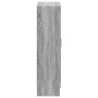 Armario de madera de ingeniería gris sonoma 82,5x30,5x115 cm en Librerías y estanterías | Comprar online en Foru.es
