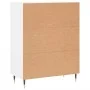 Aparador de madera de ingeniería blanco 69,5x34x90 cm de vidaXL, Aparadores - Ref: Foro24-827828, Precio: 95,78 €, Descuento: %