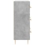 Aparador de madera de ingeniería gris hormigón 69,5x34x90 cm de vidaXL, Aparadores - Ref: Foro24-827840, Precio: 94,79 €, Des...