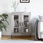 Aparador de madera de ingeniería gris Sonoma 69,5x34x90 cm de vidaXL, Aparadores - Ref: Foro24-827802, Precio: 92,81 €, Descu...