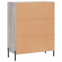 Aparador de madera de ingeniería gris Sonoma 69,5x34x90 cm de vidaXL, Aparadores - Ref: Foro24-827802, Precio: 92,81 €, Descu...