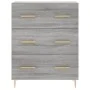 Aparador de madera de ingeniería gris Sonoma 69,5x34x90 cm de vidaXL, Aparadores - Ref: Foro24-827842, Precio: 97,54 €, Descu...
